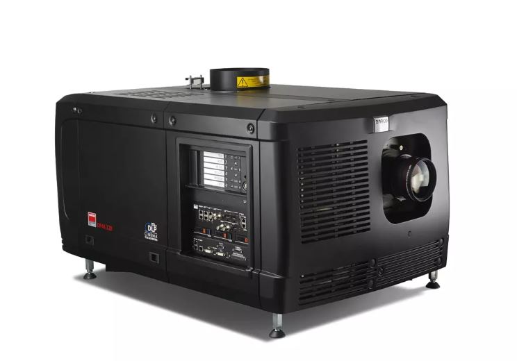 What kind of projectors do movie theaters use?