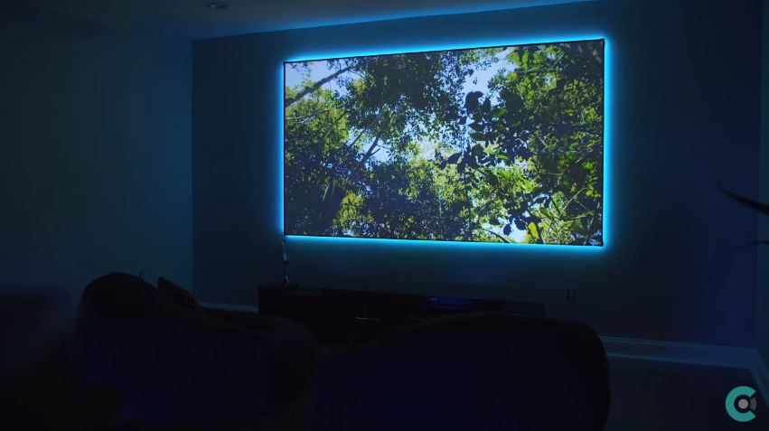 What kind of projectors do movie theaters use?