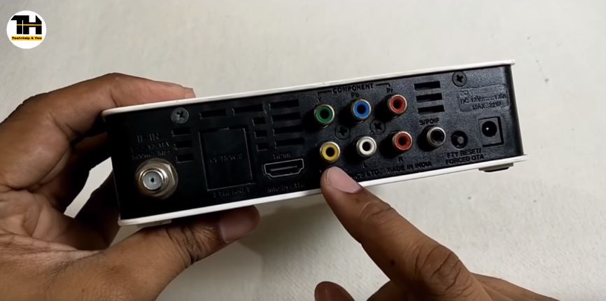 how to set up a projector to watch tv. Set-top box connections.