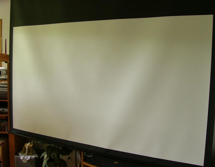 wavy projector screen